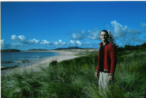 Die Handerson Bay mit Wolken, 'nem Baum und .... mir Die Handerson Bay mit Wolken, 'nem Baum und .... mir